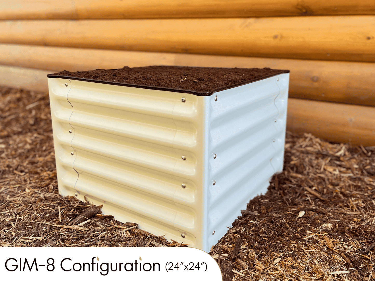 GIM-8 Metal Raised Garden Bed