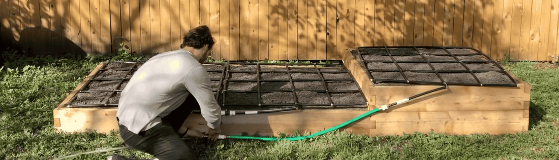 4×12 Tiered Raised Garden w/ Irrigation Built In 5 Min – Easy Growing Ep. 25