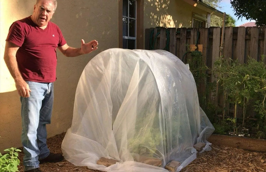 How to Build a Raised Garden Bed Greenhouse, in Minutes - Easy Growing Episode #8