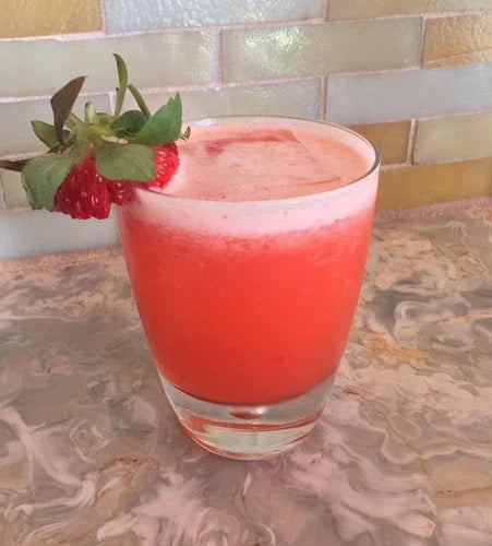 'A Little R&R' - Whiskey Strawberry Cocktail Recipe