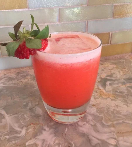'A Little R&R' - Whiskey Strawberry Cocktail Recipe