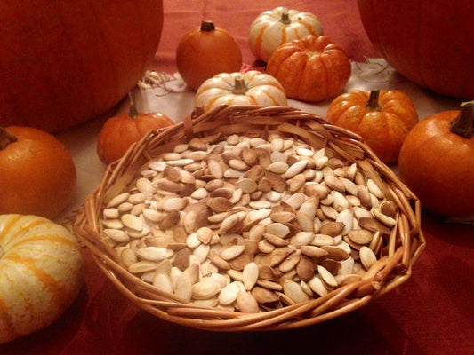 Roasted Cinnamon Pumpkin Seeds