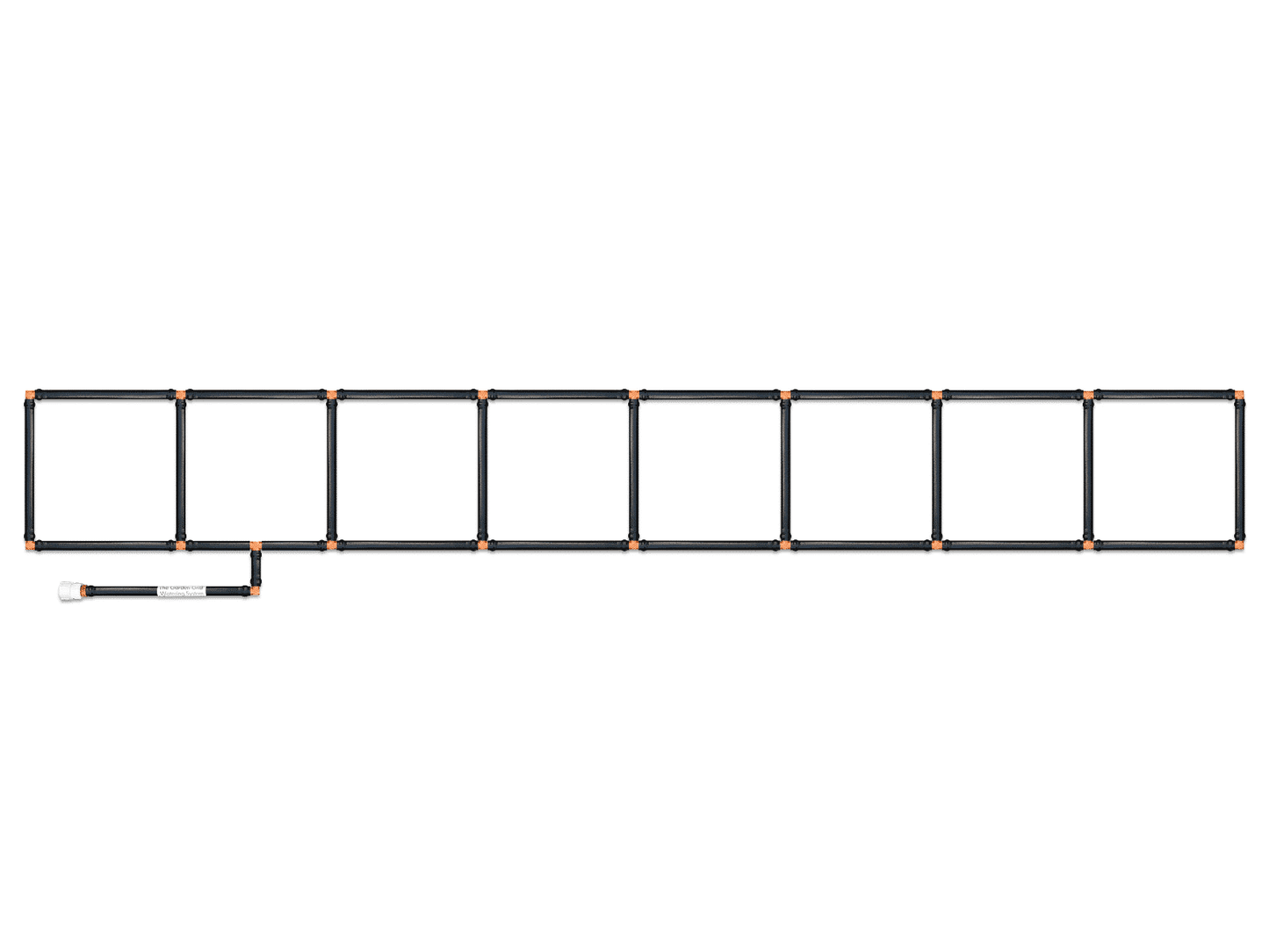 1x8 Garden Grid Watering System - 11.5"x88"