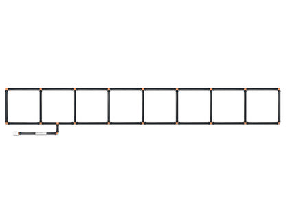 1x8 Garden Grid Watering System - 11.5"x88"