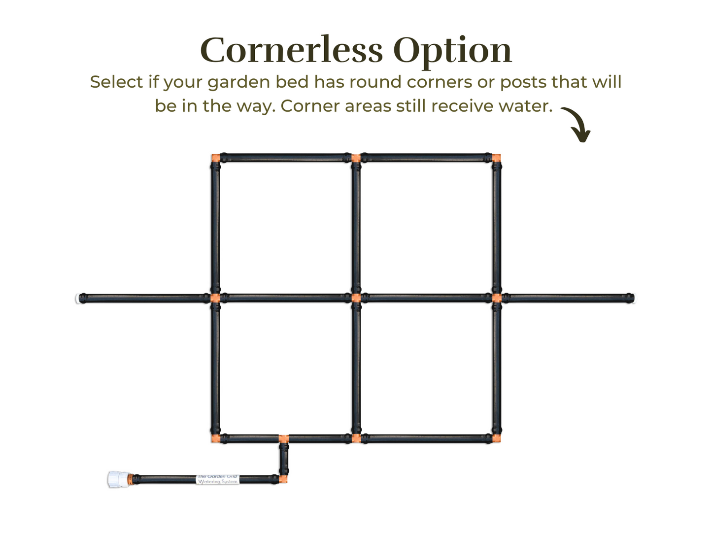 2x4 Garden Grid™ Watering System