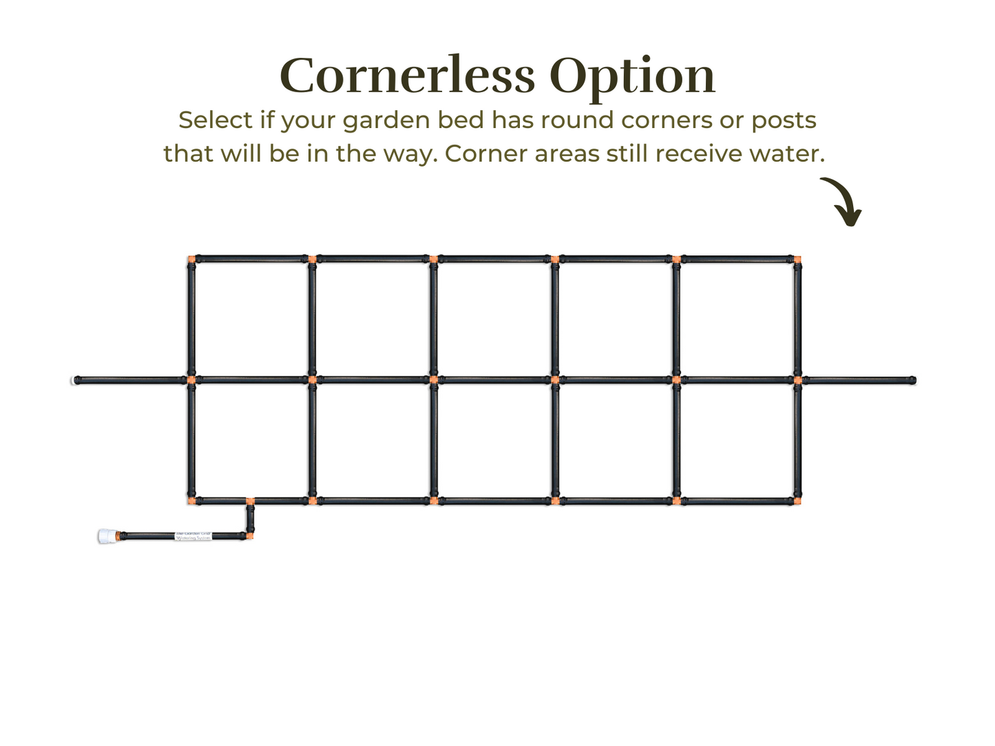 2x7 Garden Grid™ Watering System