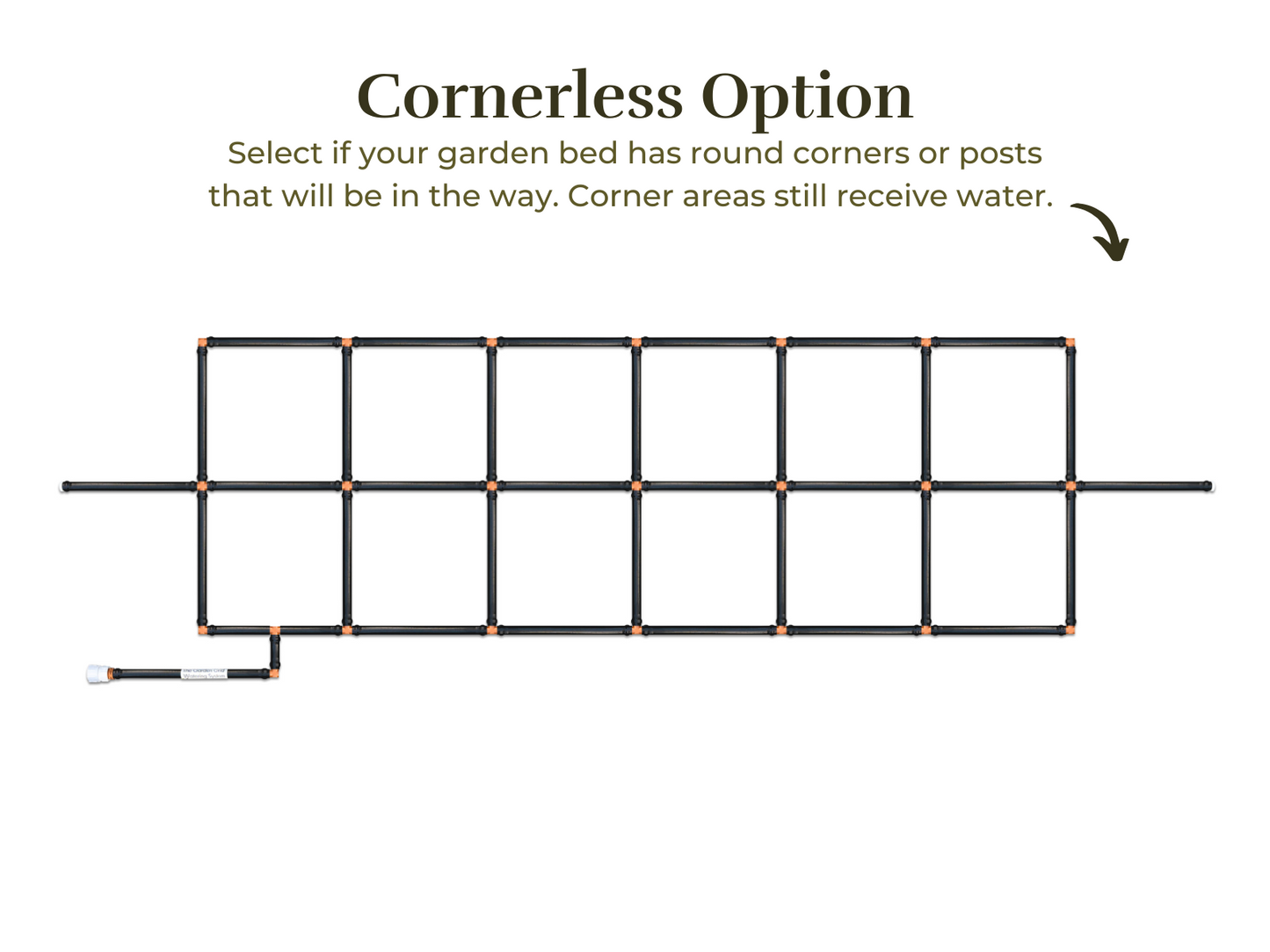 2x8 Garden Grid™ Watering System