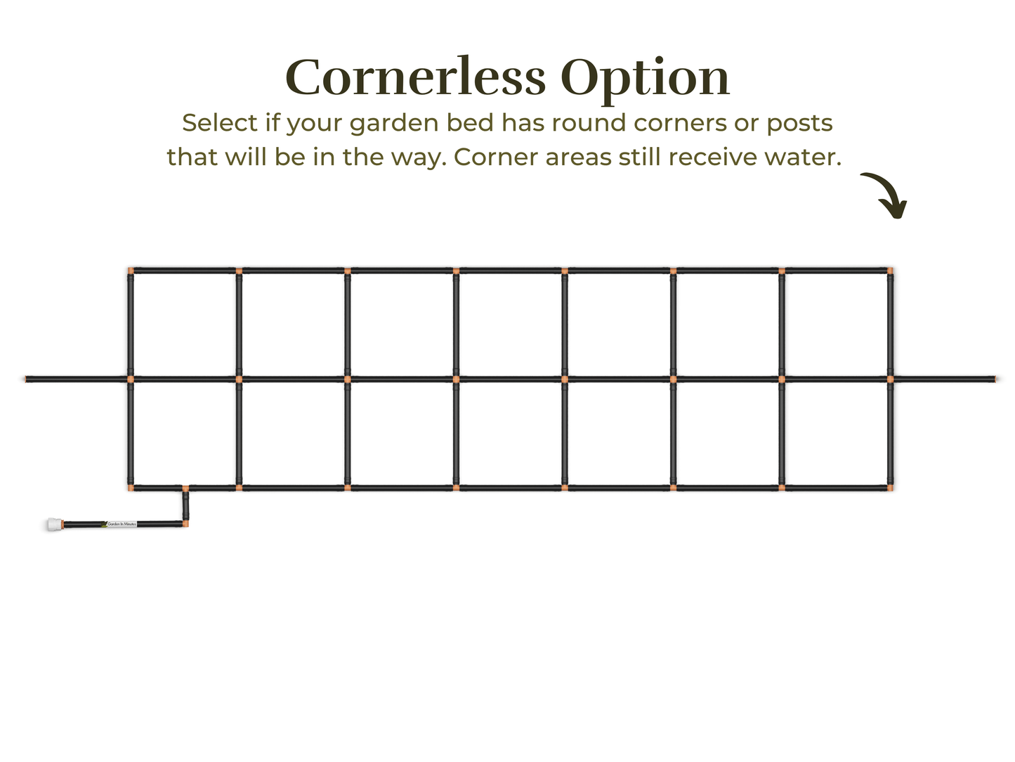 2x9 Garden Grid™ Watering System