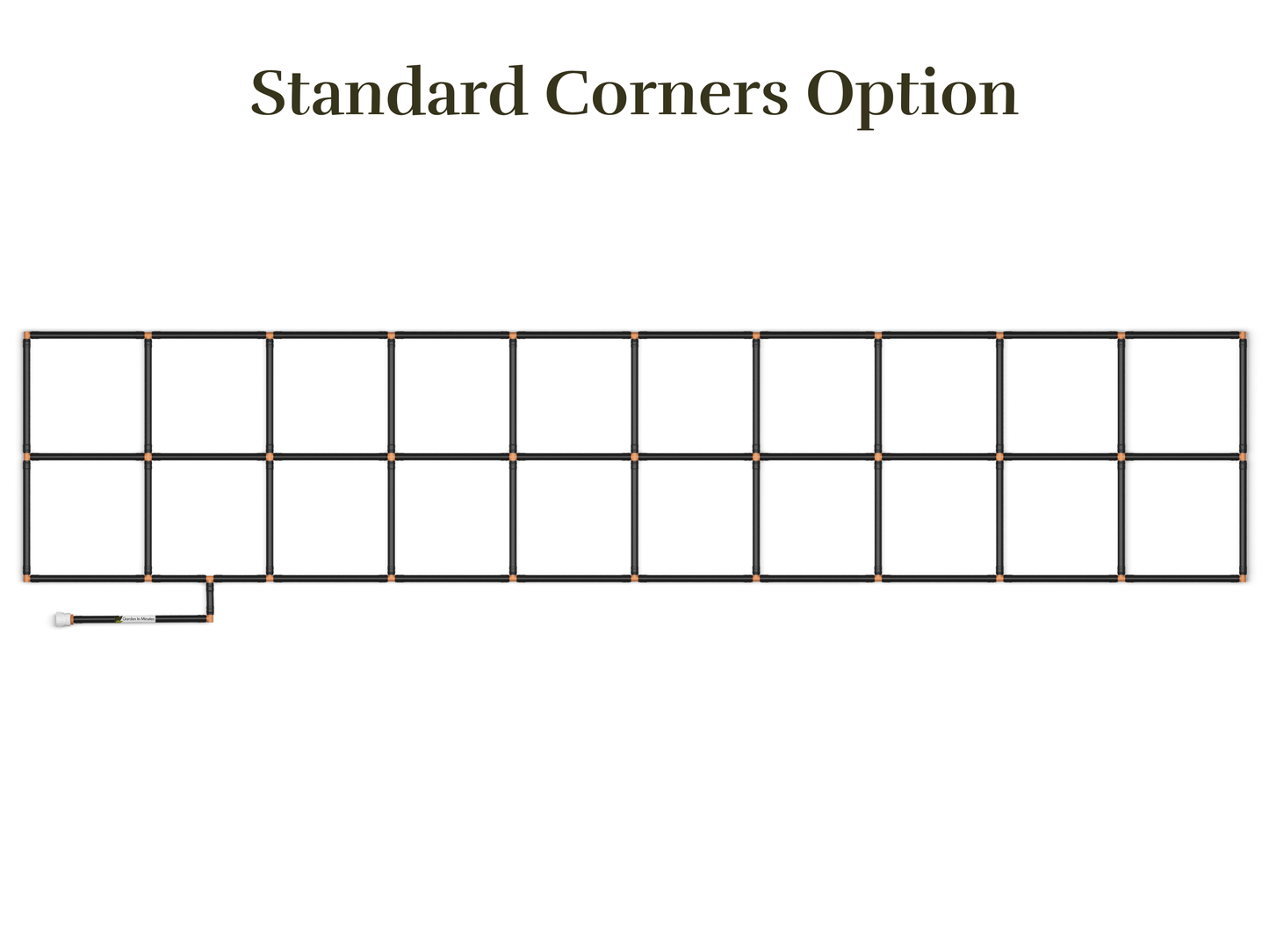 2x10 Garden Grid™ Watering System