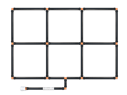 2x3 Garden Grid Watering System - 22.5"x33.5"