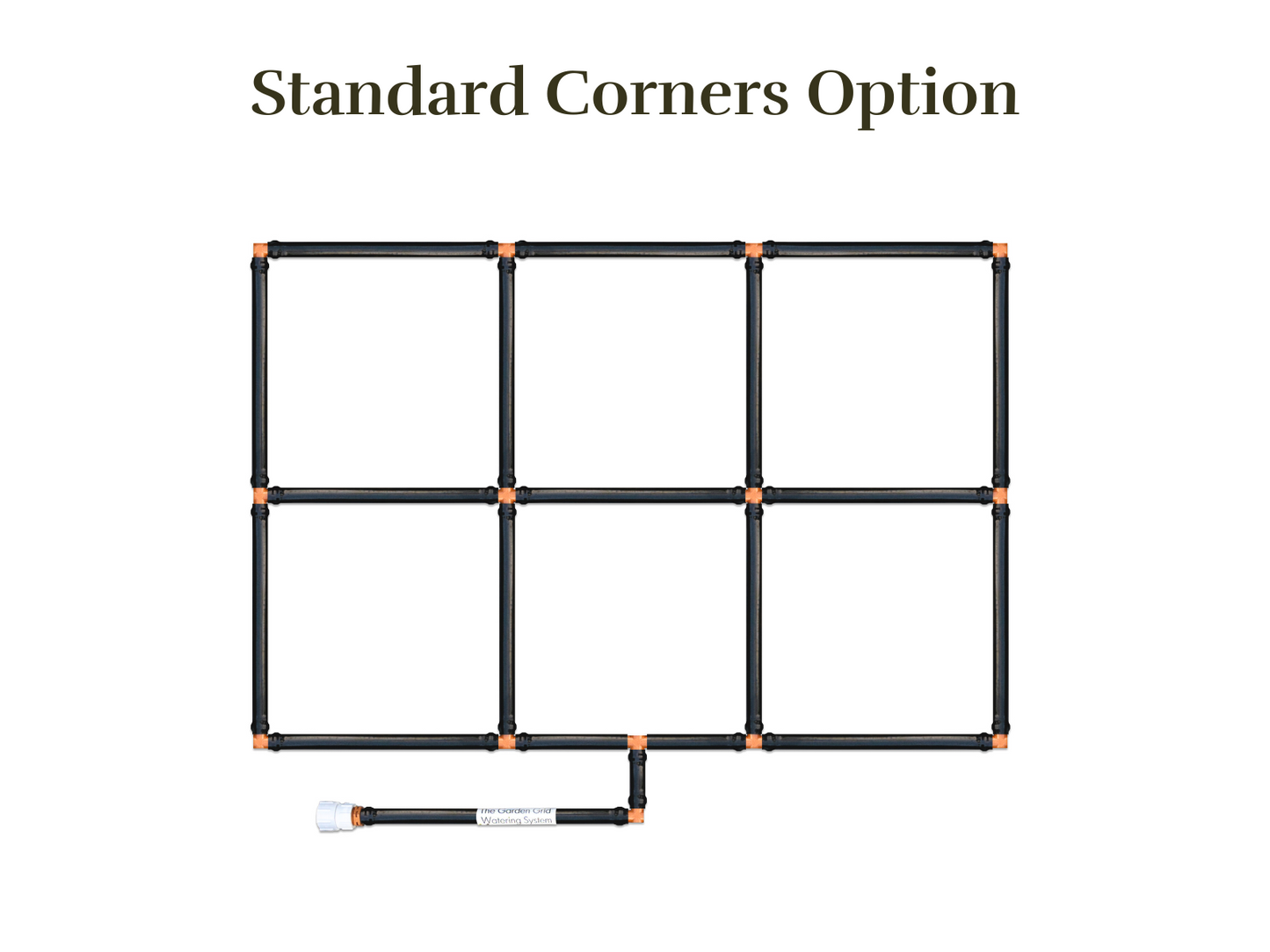 2x3 Garden Grid™ Watering System