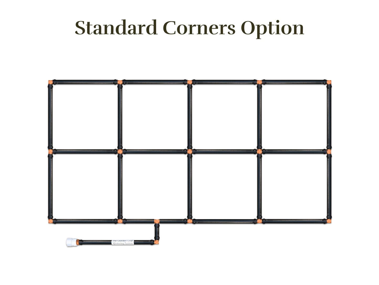 2x4 Garden Grid™ Watering System