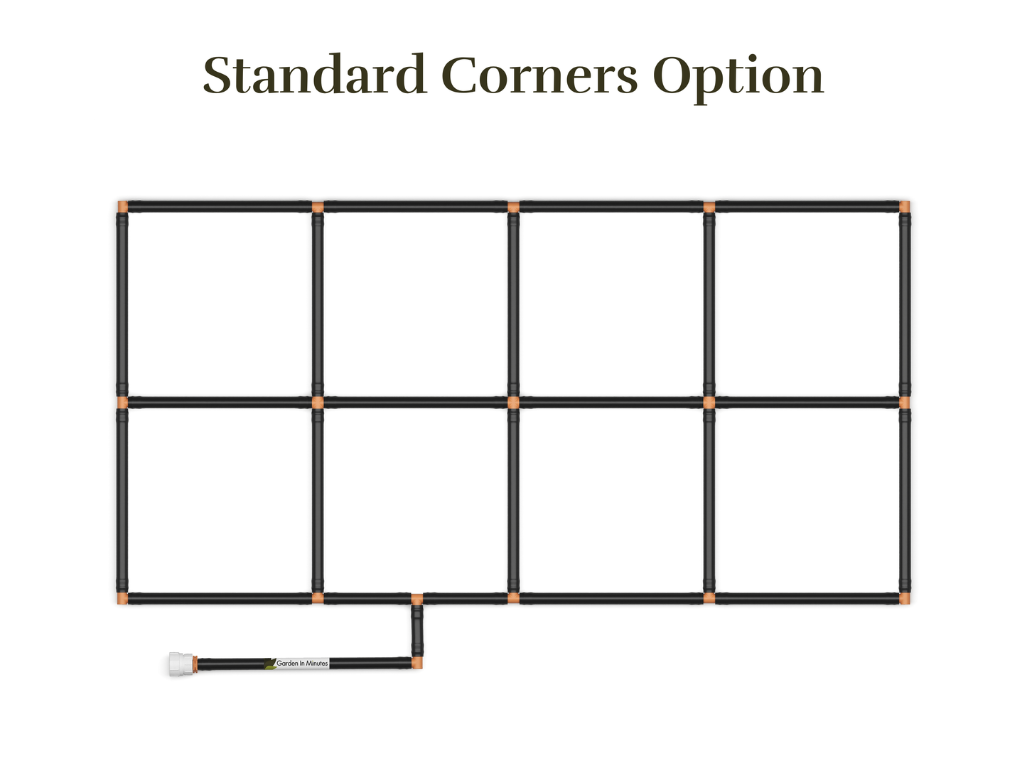 2x4 Garden Grid™ Watering System