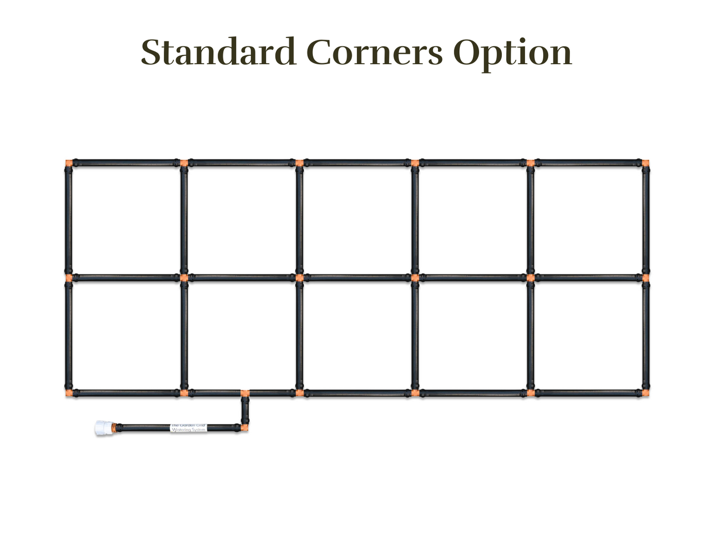 2x5 Garden Grid™ Watering System