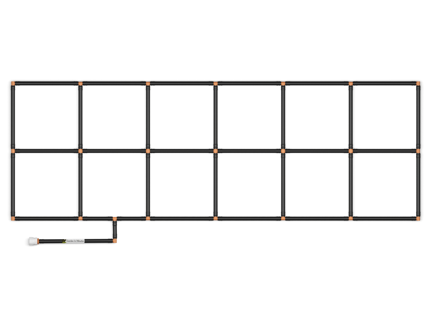 2x6 Garden Grid™ Watering System