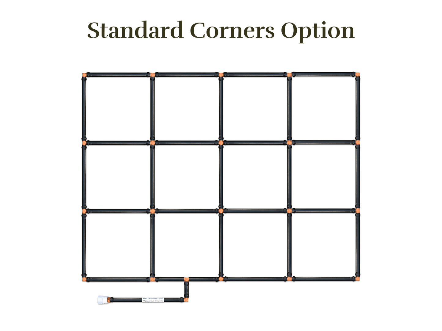 3x4 Garden Grid™ Watering System