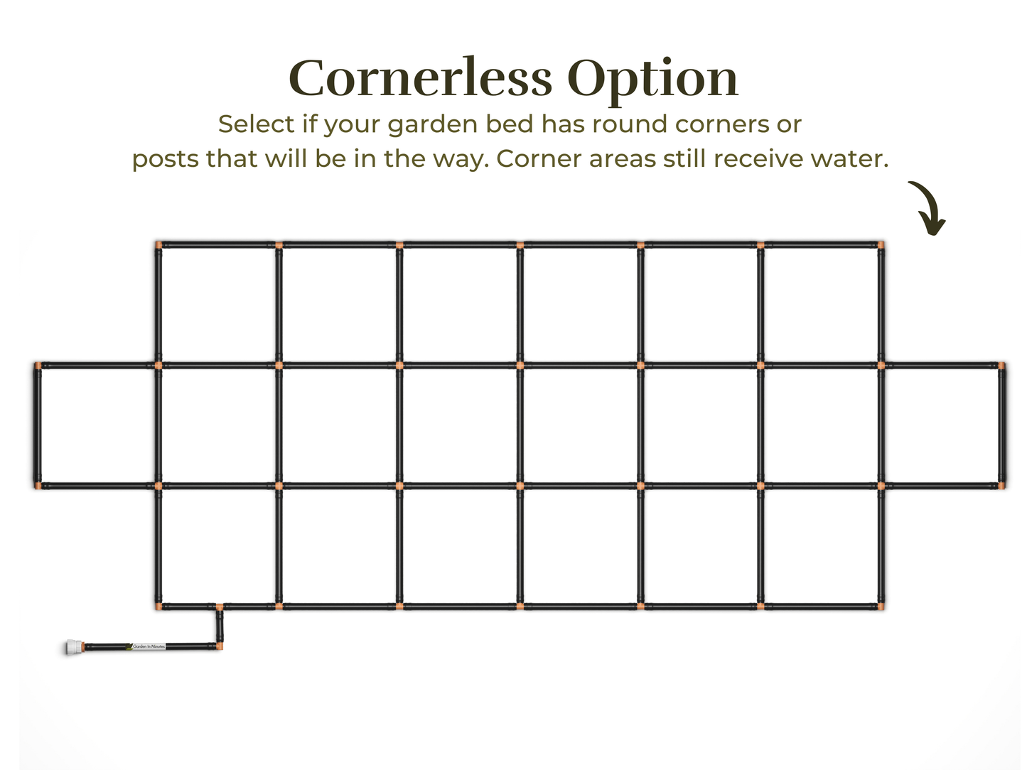 3x8 Garden Grid™ Watering System