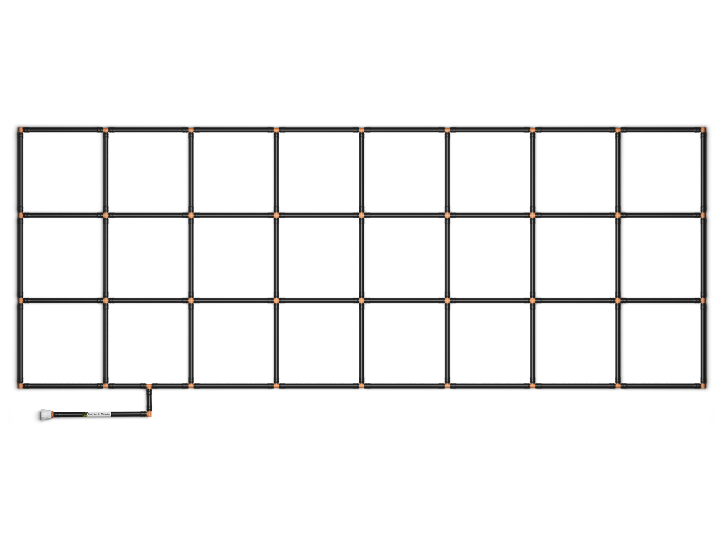 3x8 Garden Grid™ Watering System