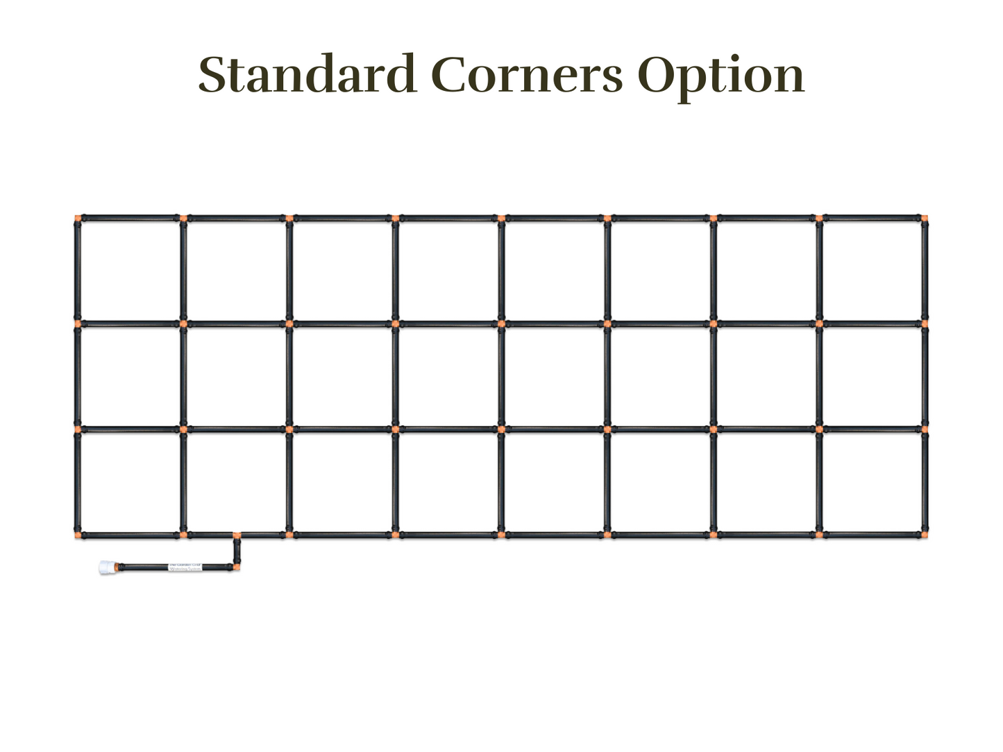 3x8 Garden Grid™ Watering System