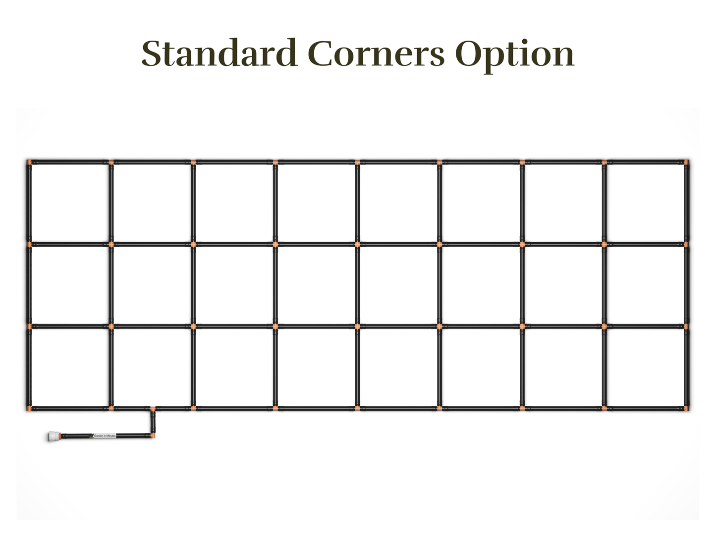 3x8 Garden Grid™ Watering System