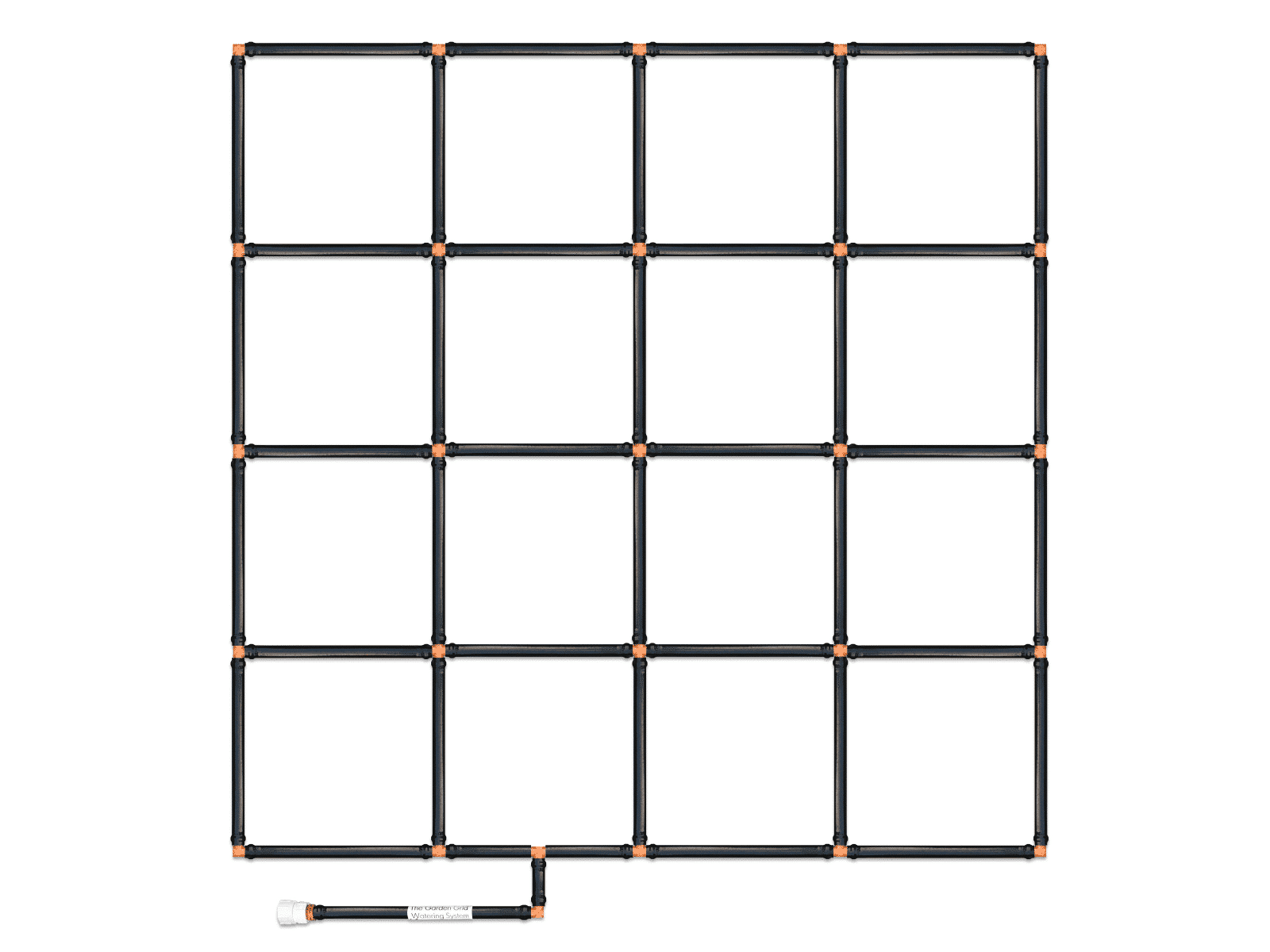 4x4 Garden Grid Watering System - 44"x44"