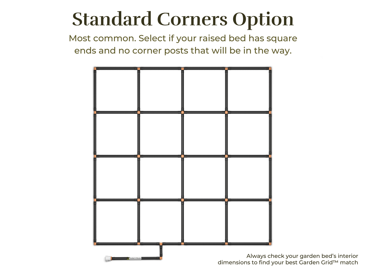 4x4 Garden Grid™ Watering System