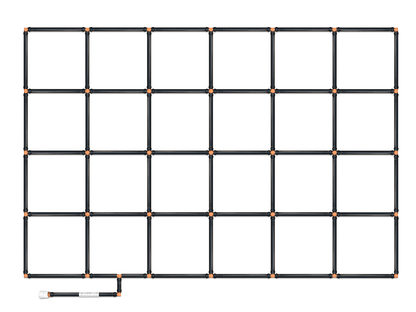 4x6 Garden Grid Watering System - 44"x66"