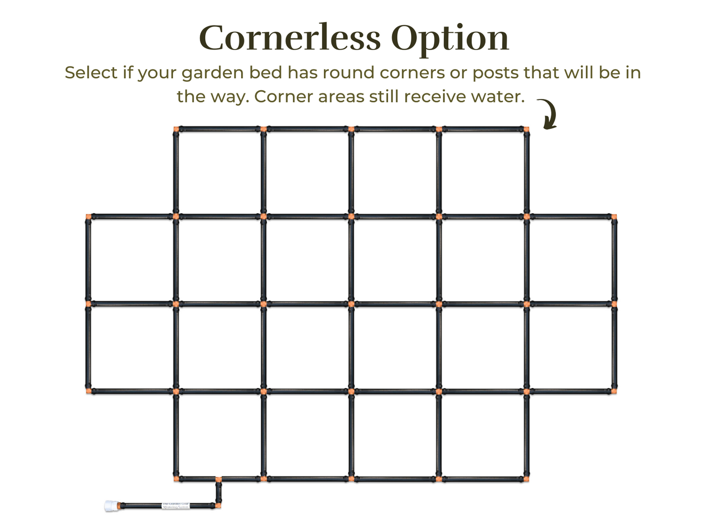 4x6 Garden Grid™ Watering System