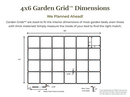 4x6 Garden Grid™ Watering System