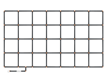 4x7 Garden Grid Watering System - 44"x77"