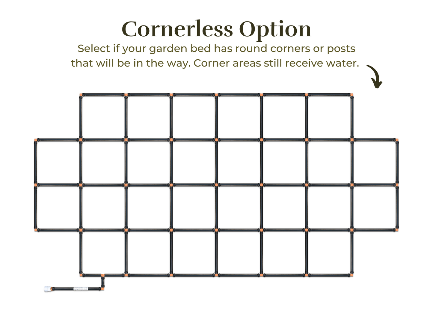 4x8 Garden Grid™ Watering System