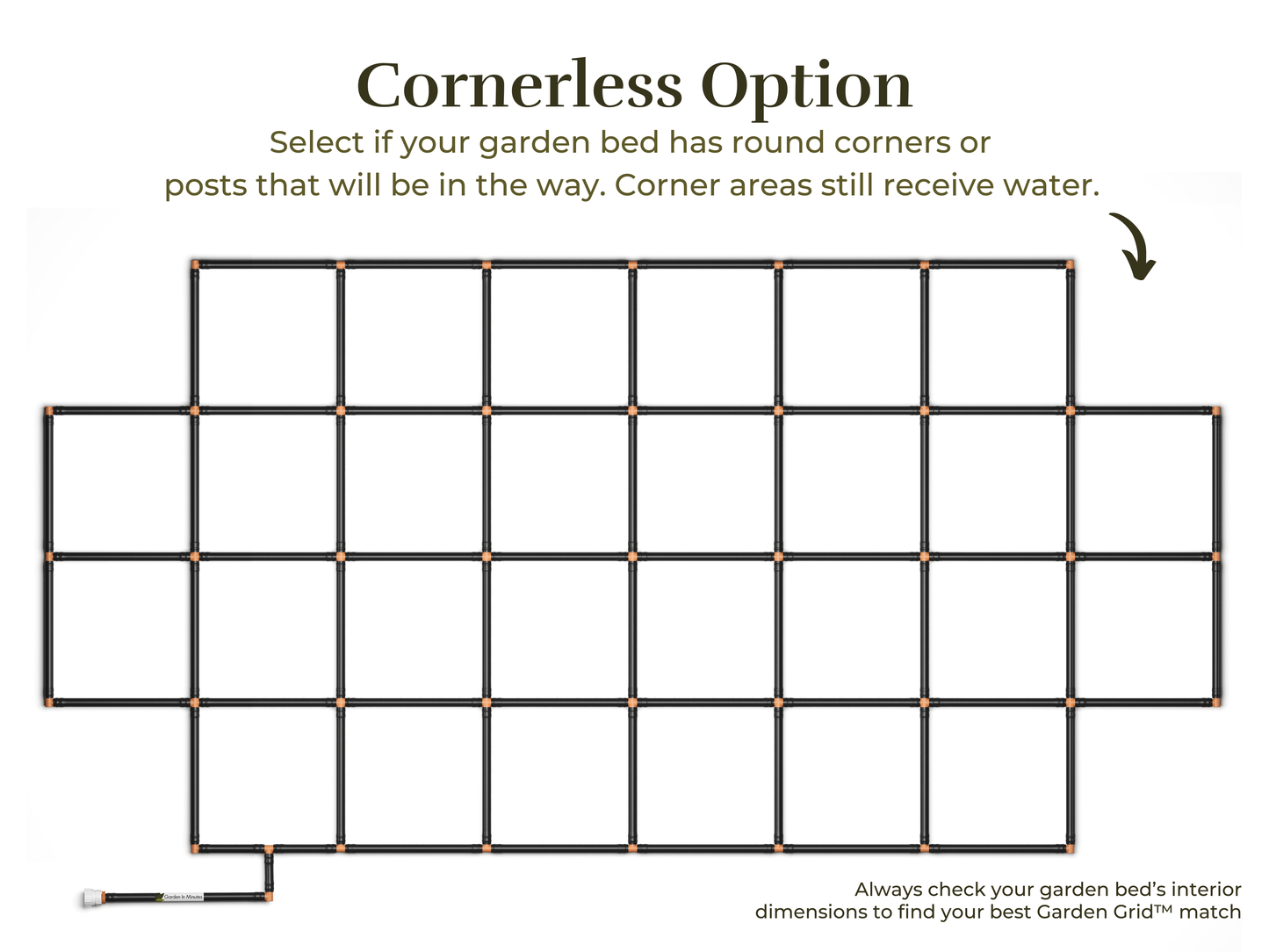 4x8 Garden Grid™ Watering System