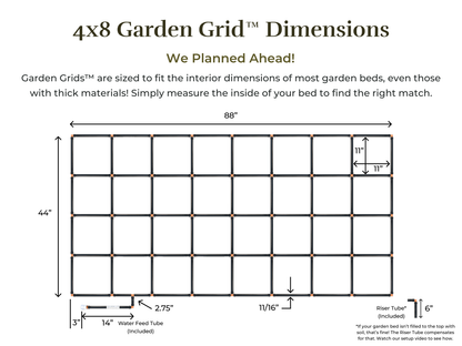 4x8 Garden Grid™ Watering System