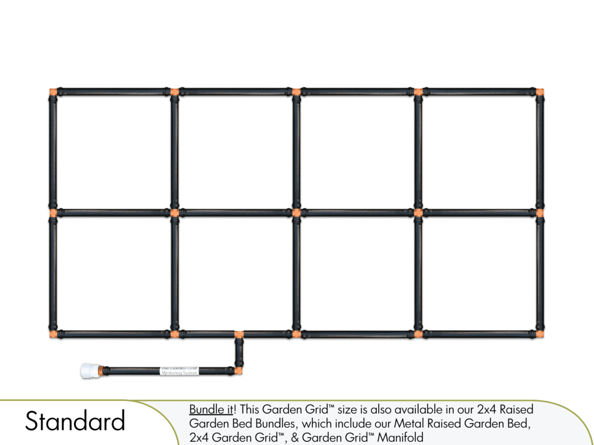 2x4 Garden Grid Standard Corners