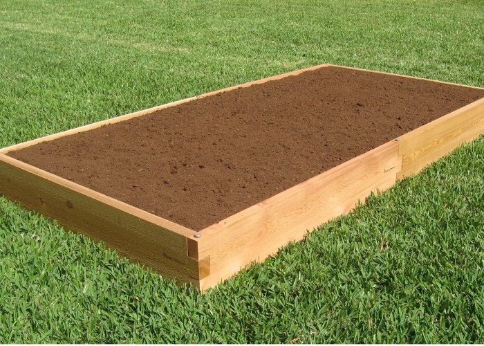 4x8 Raised Garden Bed | Cedar Bed | GardenInMinutes