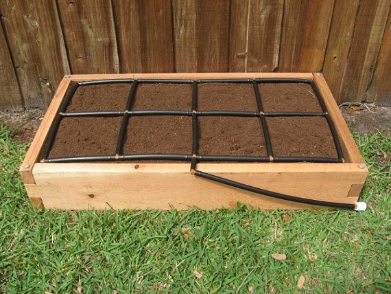 2x4 Raised Garden  Kit  w watering system GardenInMinutes