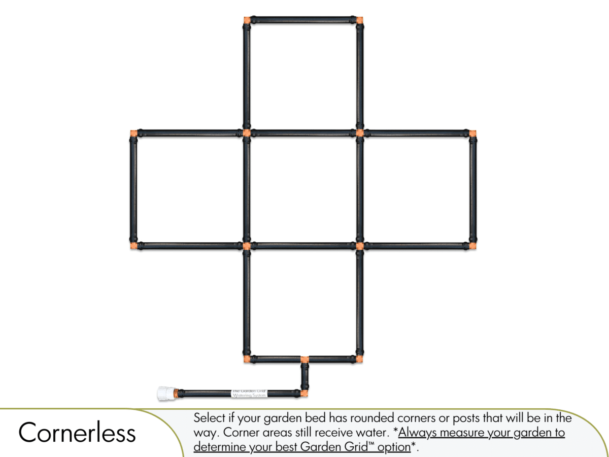 3x3 Garden Grid Cornerless