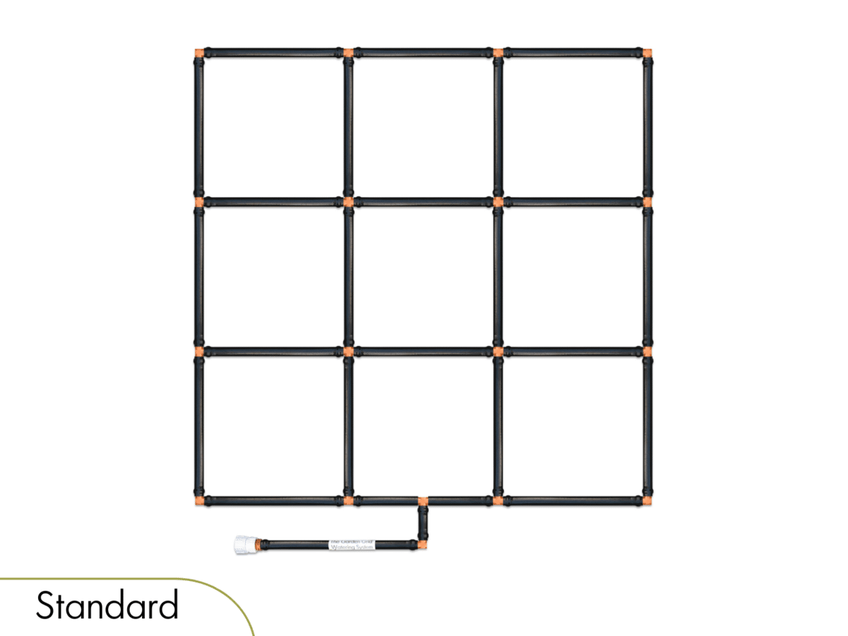 3x3 Garden Grid Standard Corners