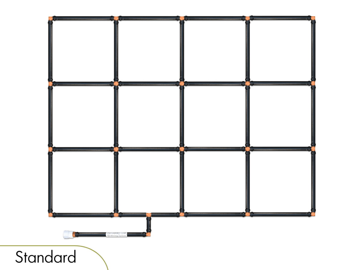 3x4 Garden Grid Standard Corners
