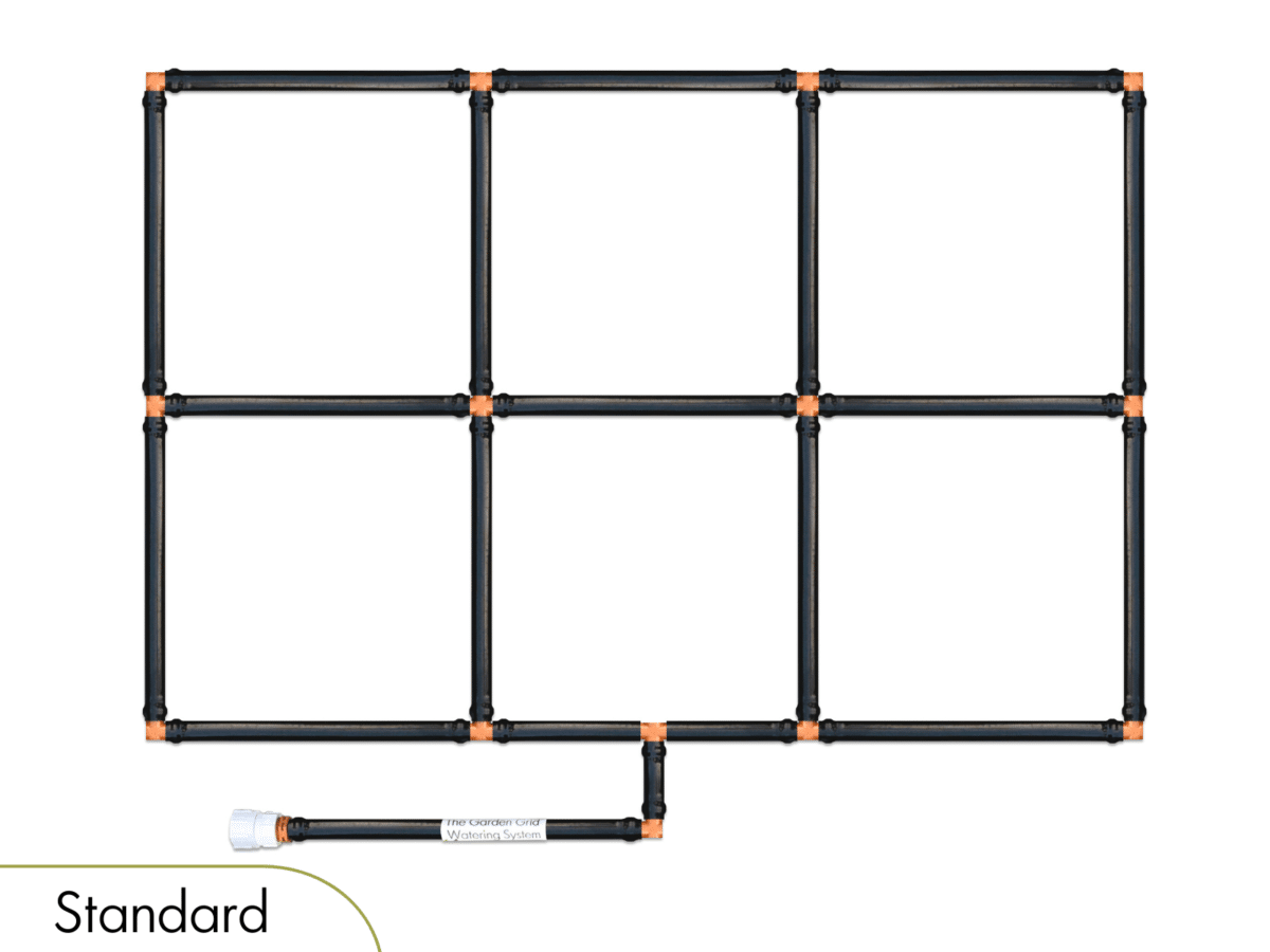 2x3 Garden Grid Standard Corners