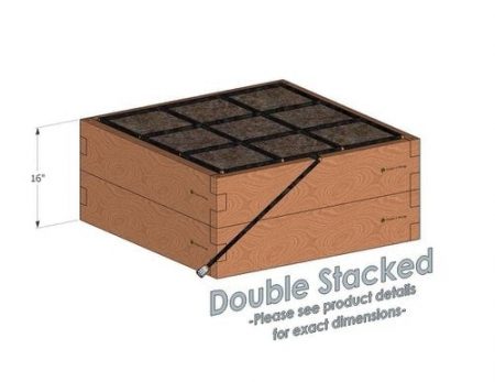 3x3 Raised Garden Kit w/ The Garden Grid™ | GardenInMinutes.com