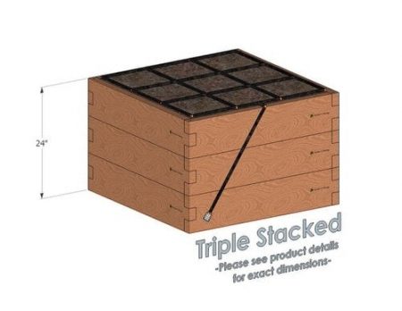 3x3 Raised Garden Kit w/ The Garden Grid™ | GardenInMinutes.com