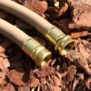 Custom length garden hose us made flexible kink resistant brass ends polymer