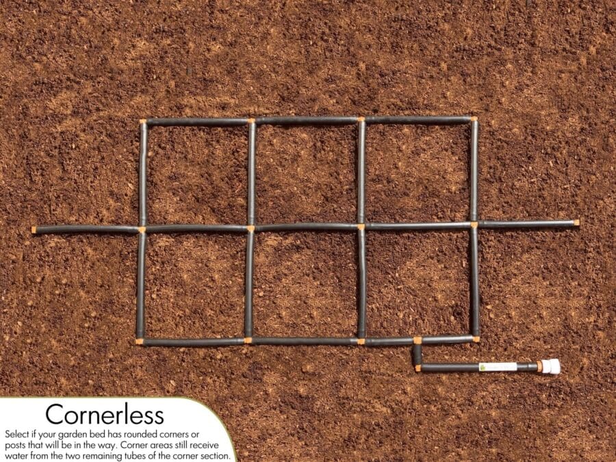 2x5 Garden Grid - Cornerless Option