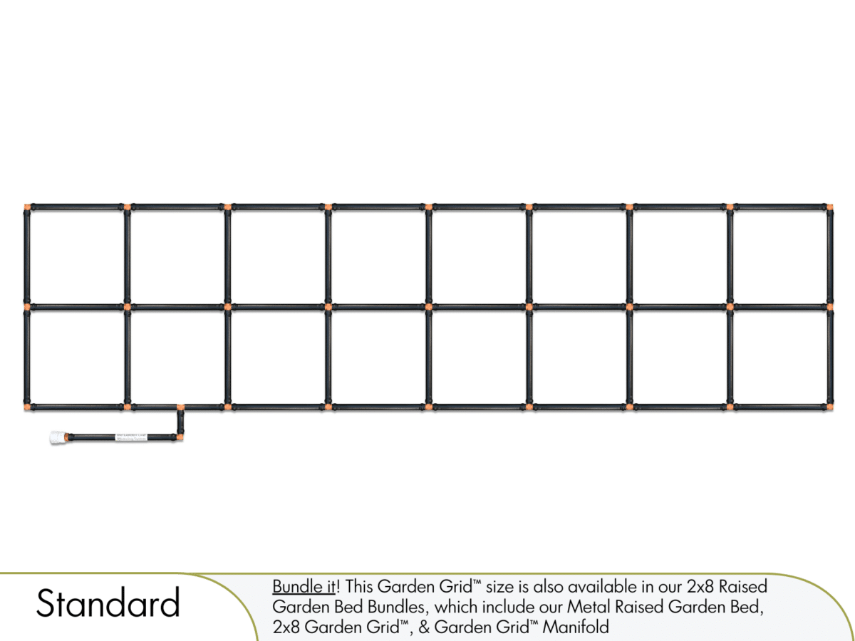 2x8 Garden Grid Standard Corners