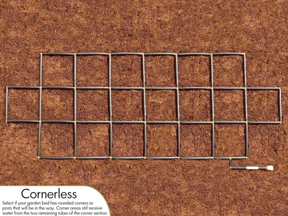 3x8 Garden Grid - Cornerless Option