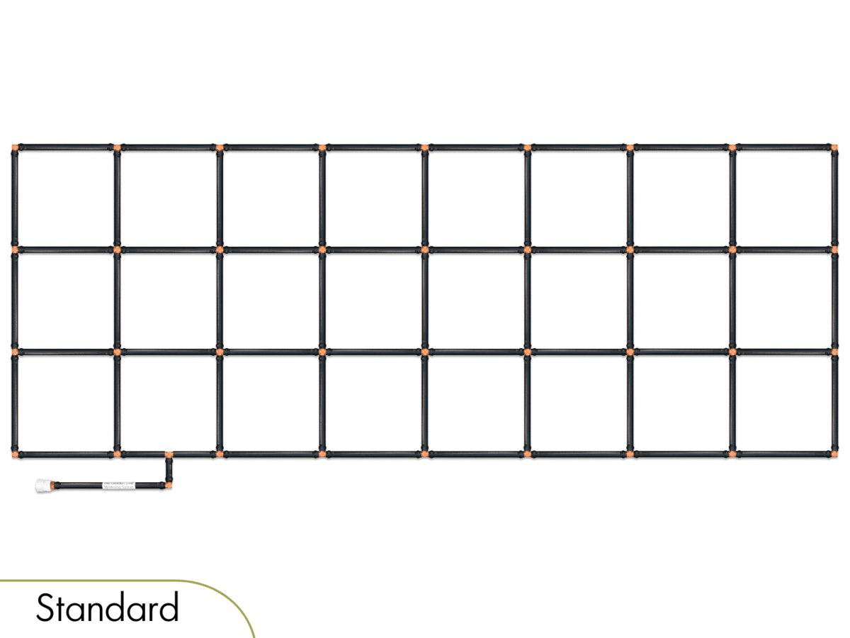 3x8 Garden Grid Standard Corners