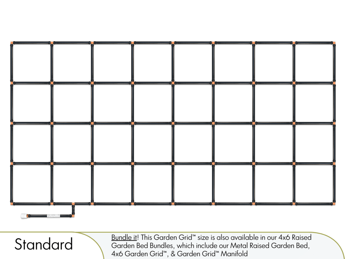 4x8 Garden Grid Standard Corners