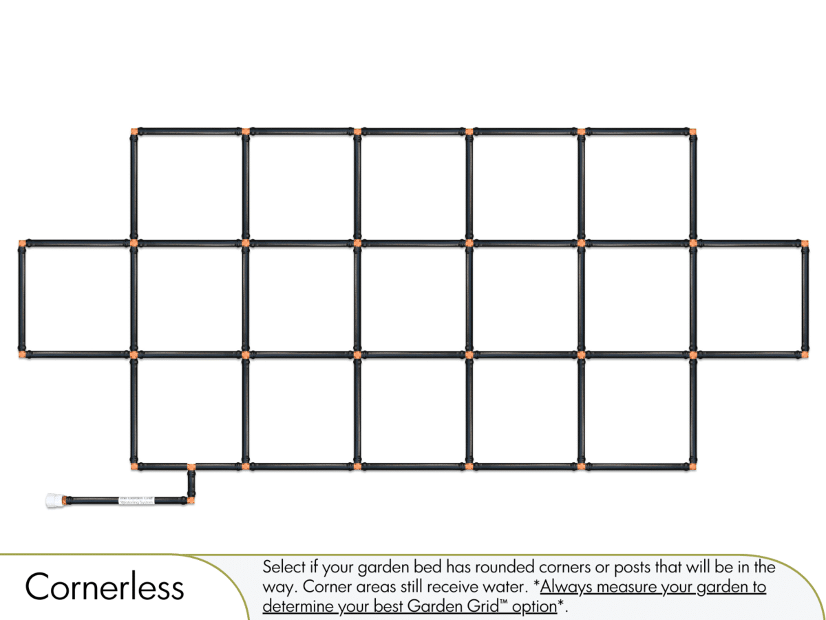 3x7 Garden Grid Cornerless