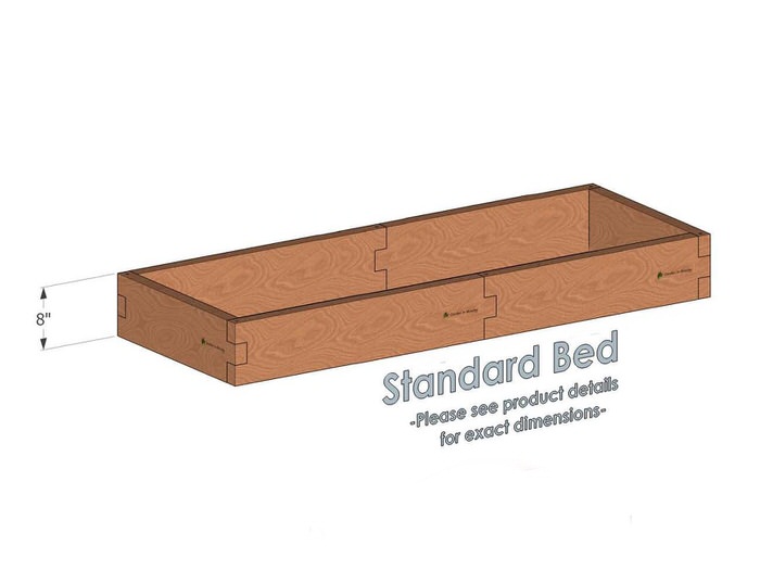 Recommended Height Raised Garden Beds - 1350designs